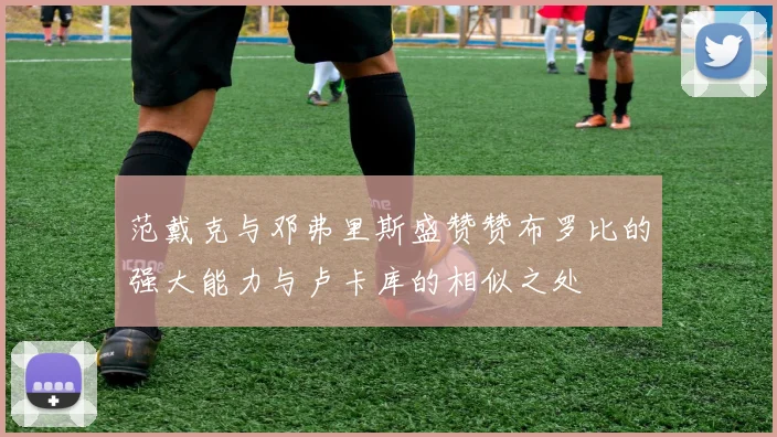 范戴克与邓弗里斯盛赞赞布罗比的强大能力与卢卡库的相似之处